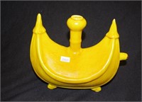 Chinese imperial yellow ceramic wine vessel
