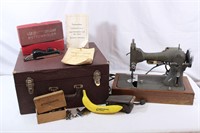 "New Home" Sewing Maching, Buttonholer W/Manuals+