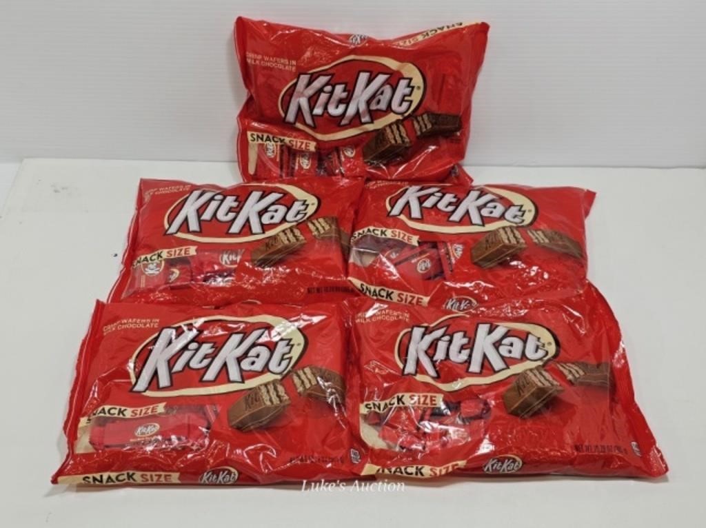 KIT KAT MINI BARS - 5 BAGS - 22 PER BAG