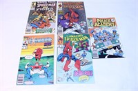 Xcalibur, Spiderman, Police Academy Comic Lot