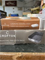 Crofton lasagna baking dish and roasting pan with