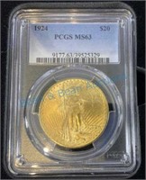 Rive d’ Or collection, high grade $20 gold