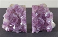 Amethyst Geode Bookends (2)