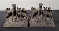 Cast Iron Dog Bookends (2)