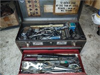 Tool box with Tools.