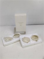 (2) 1998 Lenox Fine Porcelain Trinket Boxes