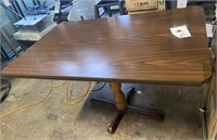 Wood table and base restaurant use 30x48