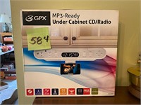 JPX Under Cabinet CD/Radio