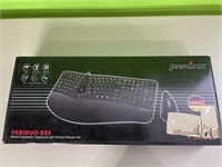 Perixx periduo-505 wired ergonomic keyboard and