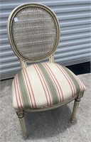 Kane back Dinning chair with stripe cushion