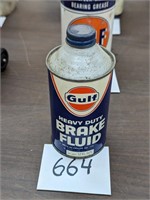 Gulf Brake Fluid Can
