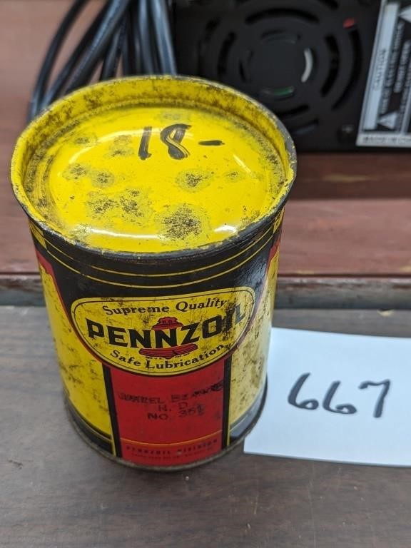 Pennzoil Grease Can