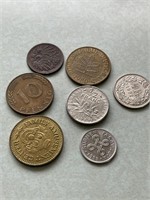 LOT  1 OF WORLD COINS