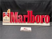 Plastic Marlboro sign