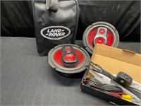 Land Rover car care kit, back up camera and