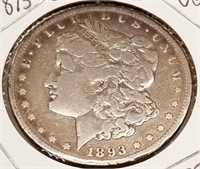 1893-CC Silver Dollar VG