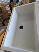 Karran White Quartz Apron Front Sink