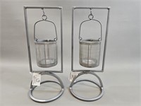 *Lot of 2 Votive Candle Hanging Holders