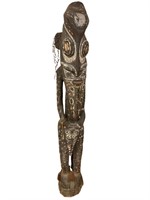 Large Papua New Guinea Figural Statue