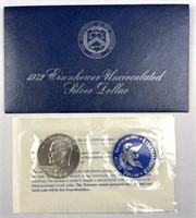 1972 Silver Eisenhower 'Ike' Dollar, Uncirculated