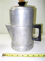 Vtg Worthmore Aluminum 7 Cup Drip Coffee Pot