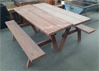 2 Piece Collapsible Picnic Table 60x36x30