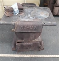 Cast Iron Adam's 2 Burner Pop Belly Wood Stove