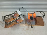 Mini cut-off saw, works