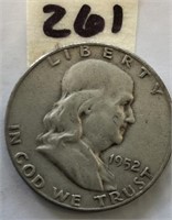1952S Franklin Silver Half Dollar