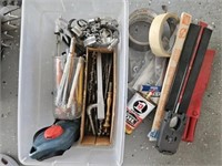 Clamps, drill bits, misc tools