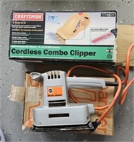 Sander, cordless clipper