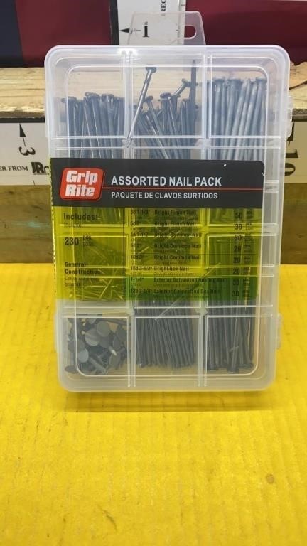 230 pc assorted nail pack