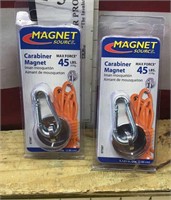 2 Carabiner Magnets NEW