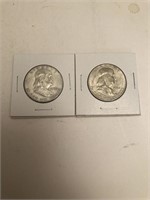 2 - 1952-D Franklin Halves