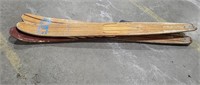 3 Vintage wooden Water Skis