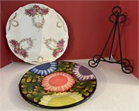 Decorative Platters & Display Stand