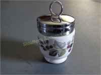 Royal Worchester Egg Coddler England blackberry