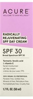 Acure Radically Rejuvenating DayFace Cream - SPF30