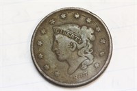 1837 Large Cent