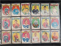 1971-72 O Pee Chee NHL Hockey Trading Cards (18)