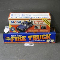 Mobil Tow Truck & Sunoco Fire Truck