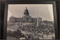 Austin Capitol Framed B&W Photo