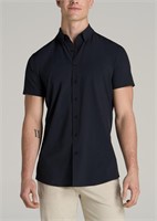 J.Ver Men's Short Sleeve Dress Shirt Size XL with