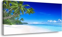 $65 Tropical Paradise Large Stretched Canvas Wall