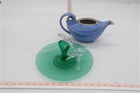HALL TEAPOT NO COVER, FROSTED GREEN