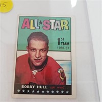 Bobby Hull Topps hockey card 1967-68
