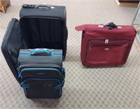 (3) Suitcases Eddie Bauer/Kenneth Cole
