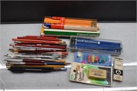 VTG Pencils & Erasers Lot