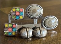 Sterling Assorted Men's Southwest Motif Cufflinks