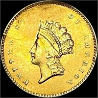 1854 Rare Gold Dollar LIGHTLY CIRCULATED